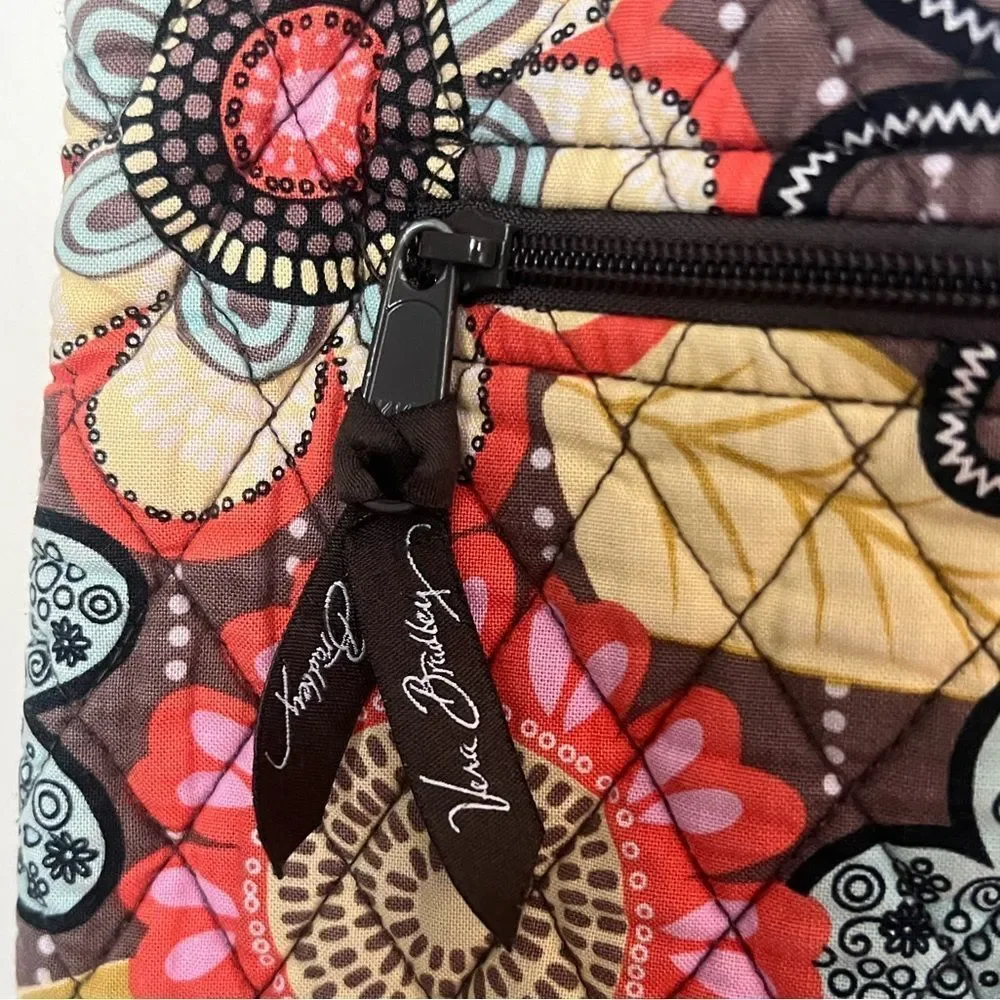 Vera Bradley Floral Multicolor Women's Crossbody Quilted Handbag 11”x 10”